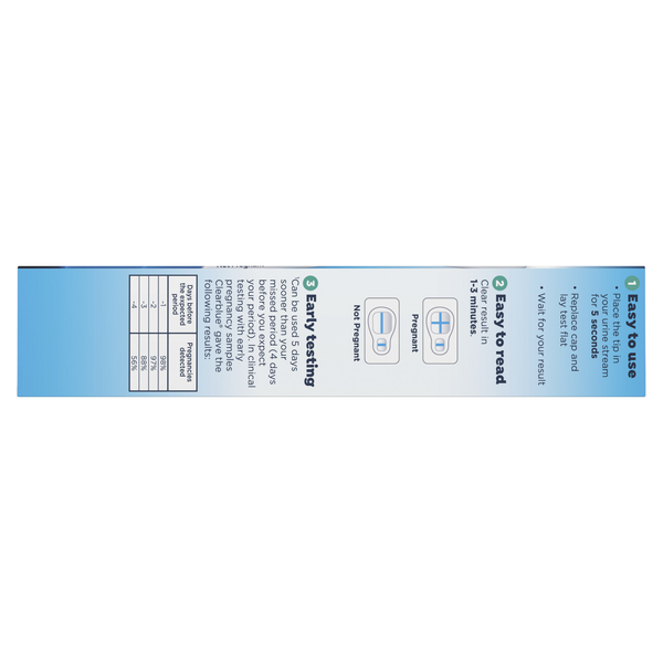  Clearblue Rapid Detection Pregnancy Test, Home Pregnancy Kit, 2  Count : Health & Household