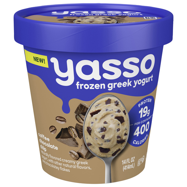 YOSA テラソフト 75x140cm Yasso Coffee Chocolate Chip Frozen Greek Yogurt | Hy-Vee Aisles