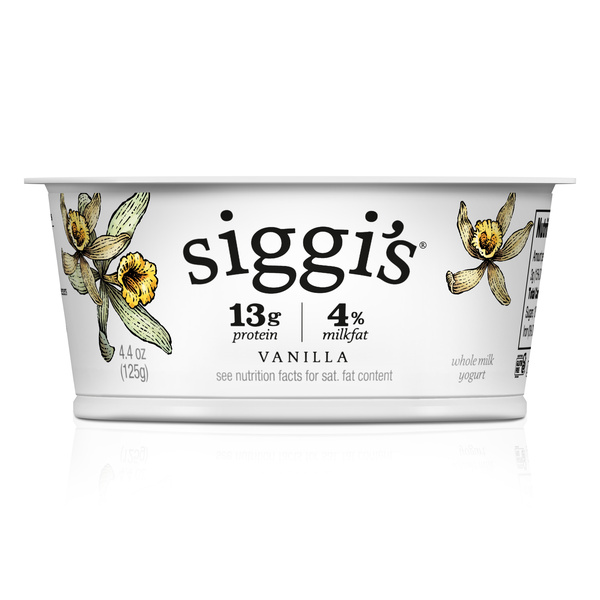 Siggis 4% Milkfat Strained Whole Milk Vanilla Yogurt | Hy-Vee