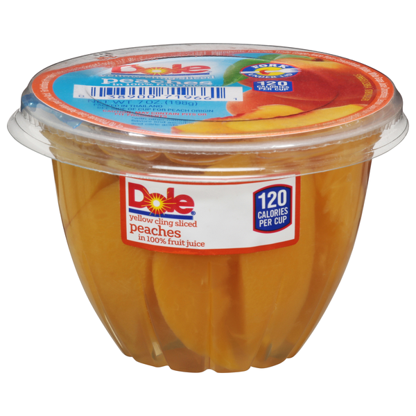 Dole Yellow Cling Sliced Peaches in 100% Fruit Juice | Hy-Vee