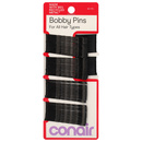 Conair Color Match Black Bobby Pins, Black
