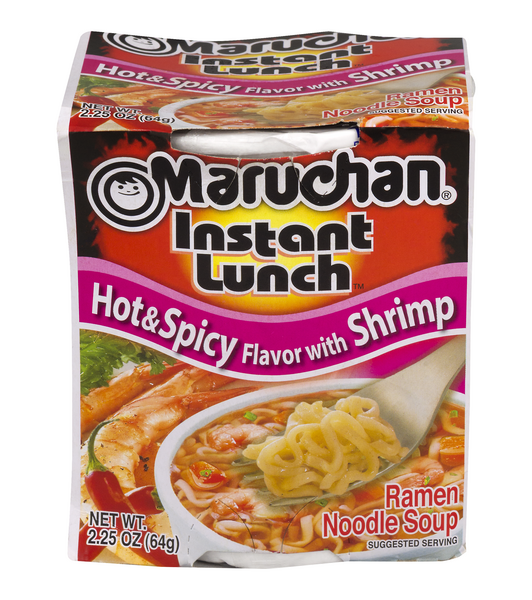 Maruchan Instant Lunch Hot & Spicy Flavor with Shrimp Ramen