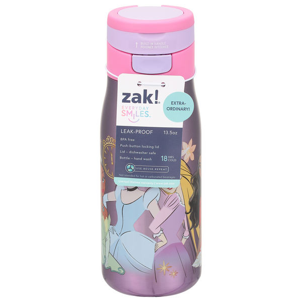 Zak! Princess Pasco Bottle, Stainless Steel, 13.5 Oz