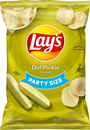 Lay's Dill Pickle Flavored Party Size Potato Chips