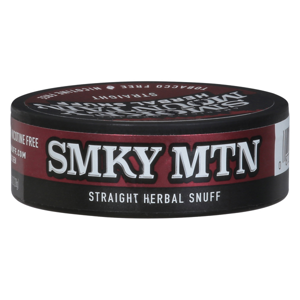 smokey mountain tobacco free Smokey Mountain Straight Herbal Snuff 1.0 oz