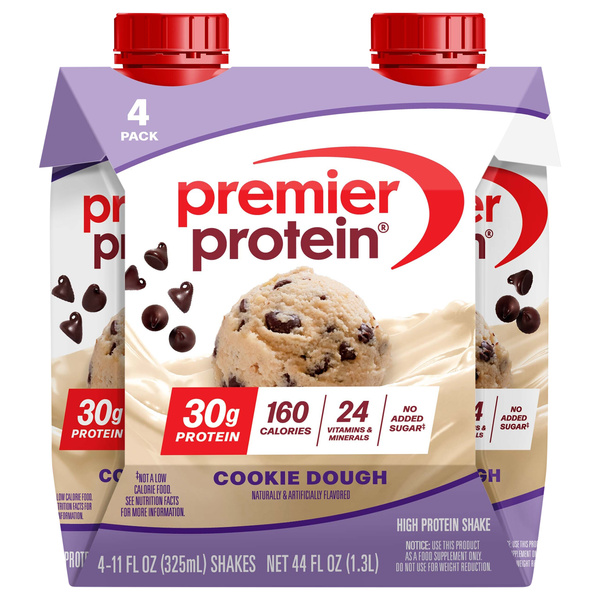 Premier Protein Cookie Dough Shake, 4Pk | Hy-Vee Aisles Online