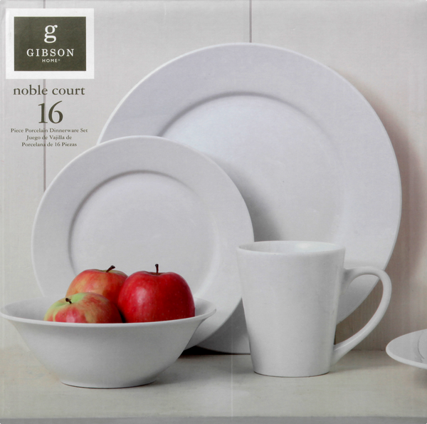 Noble Court 16 pc Dinnerware Set Hy-Vee Aisles Online Grocery