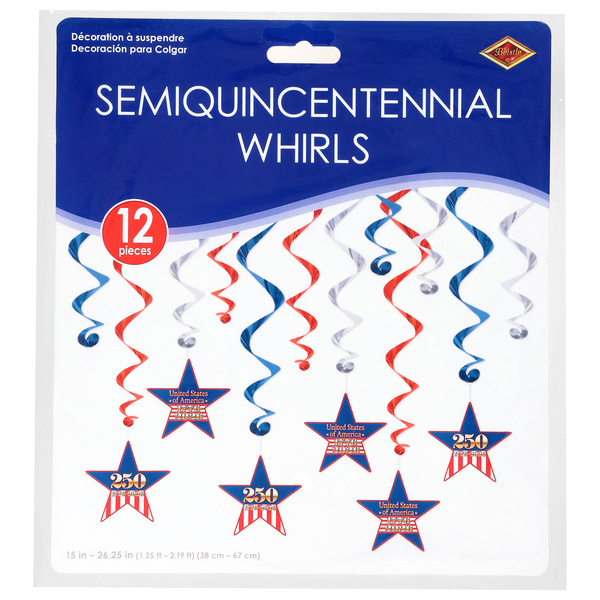 Beistle Whirls – 5er-Pack, 50 Wirbel In Verschiedenen Metallic-Farben, 90 Cm Lang, Für Party-Deko