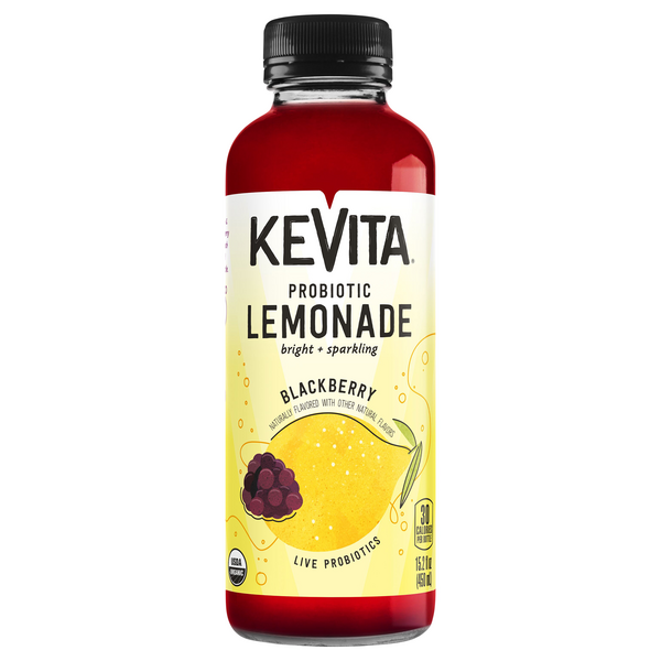 KeVita Sparkling Probiotic Lemonade, Blackberry | Hy-Vee Aisles