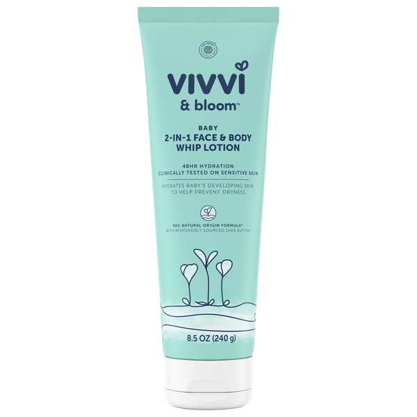 Vivvi & Bloom Face & Body Whip Lotion, 2-In-1, Baby | Hy-Vee