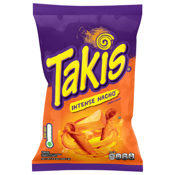 Takis Zero Heat Intense Nacho Tortilla Chips 9.9 oz | Hy-Vee