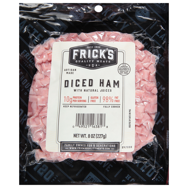 Frick's Diced Ham with Natural Juices 8 oz | Hy-Vee Aisles Online