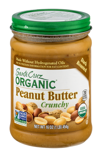 Santa Cruz Organic Crunchy Dark Roasted Peanut Butter Hy Vee