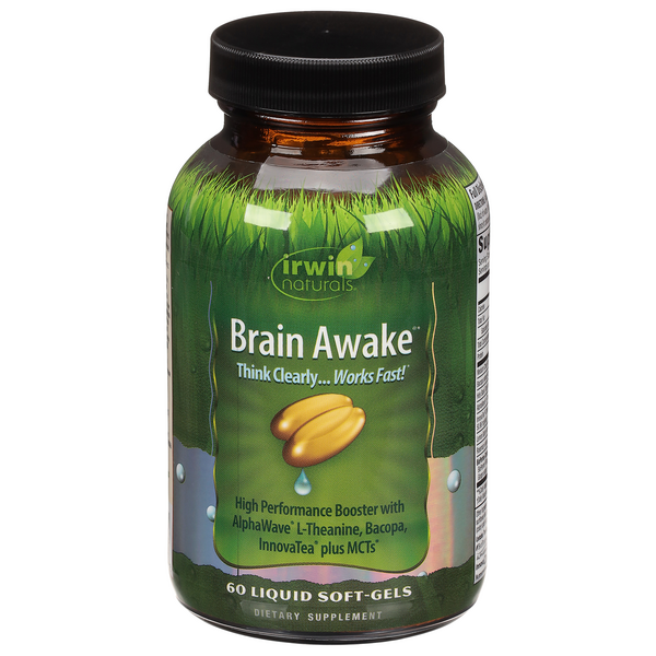Irwin Naturals Brain Awake Liquid Soft Gels | Hy-Vee Aisles