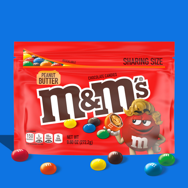 M&M'S Peanut Butter Chocolate Candy - Party Size