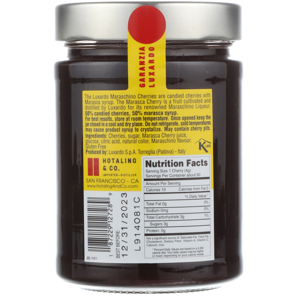 Luxardo The Original Maraschino Cherries | Hy-Vee Aisles Online