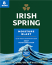 Irish Spring Deodorant Soap Moisture Blast with Hydrobeads 8 CT