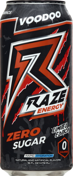elf bar vape uk RAZE ENERGY DRINK - Zero Sugar, 250 ml Voodoo (Pack of 4) at Best Price in  India main image 1