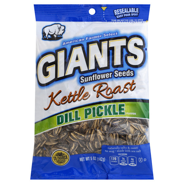 Giants Kettle Roast Dill Pickle Sunflower Seeds | Hy-Vee Aisles