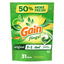 Gain flings! Laundry Detergent Pacs, Original, 31 Count