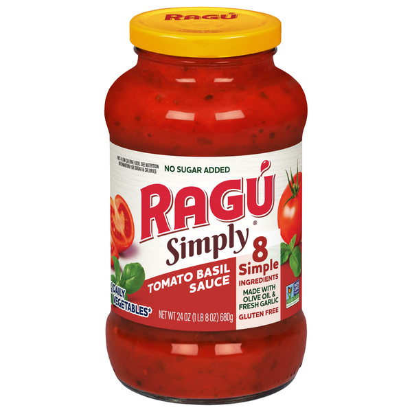 Ragu Simply Sauce, Tomato Basil | Hy-Vee Aisles Online Grocery Shopping