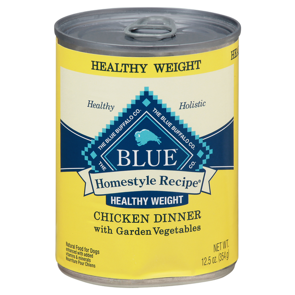 blue buffalo chicken canned dog food