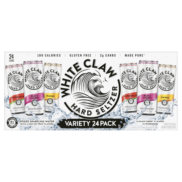 White Claw Hard Seltzer Variety 24Pk | Hy-Vee Aisles Online
