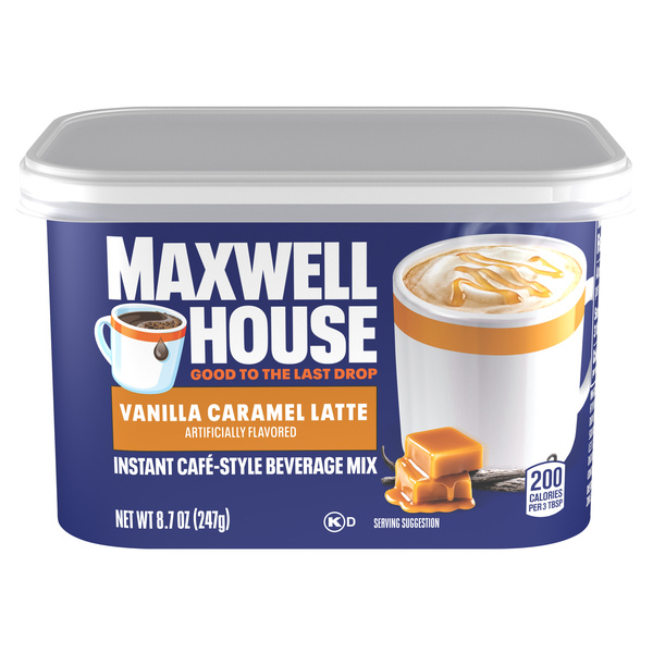 Maxwell House International Vanilla Caramel Latte Cafe-Style