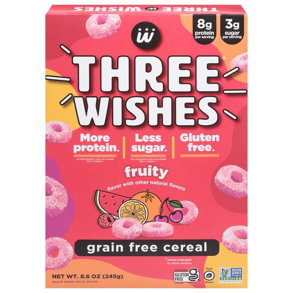 Three Wishes Fruity Protein and Gluten-Free Breakfast Cereal | Hy