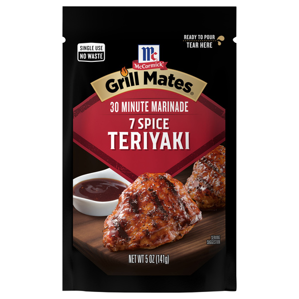 McCormick Grill Mates 7 Spice Teriyaki Single Use Marinade | Hy