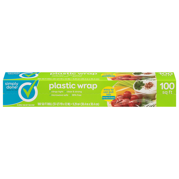 Simply Done Plastic Wrap  Hy-Vee Aisles Online Grocery Shopping