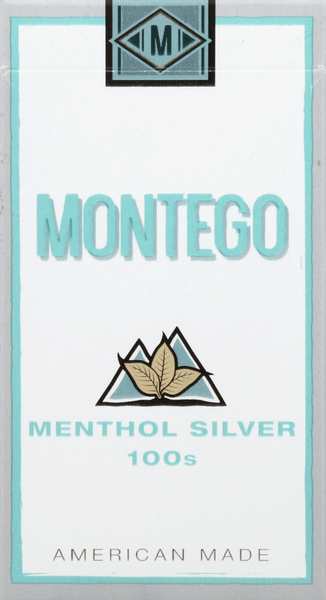montego cigarettes menthol Montego Class A Menthol Silver 100s Cigarettes 20 ea