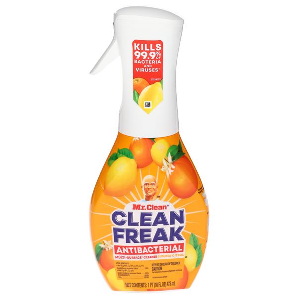 Mr. Clean Clean Freak Multi-Surface Cleaner, Antibacterial, Summer