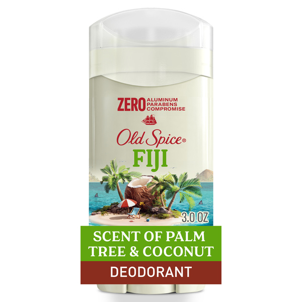 Old Spice Men's Deodorant Aluminum-Free Fiji with Palm Tree, 24/7