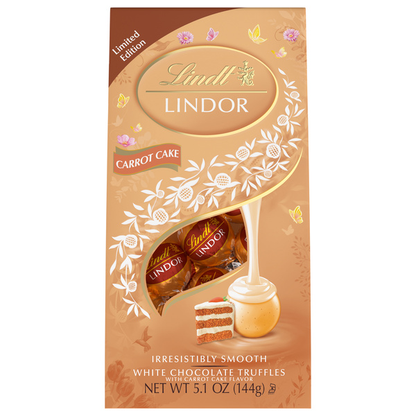Lindt Lindor Easter Carrot Cake White Chocolate Candy Truffles