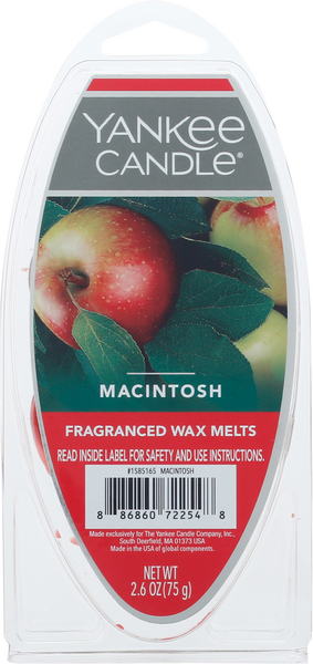 Yankee Candle Wax Melts, Fragrance, Macintosh 6Ct