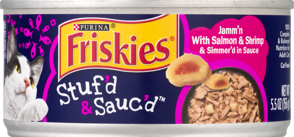 Purina Friskies Stuf d Sauc d Wet Cat Food Jamm n With Salmon