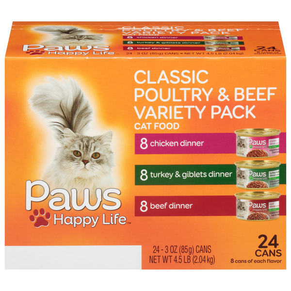 Paws happy outlet life cat food