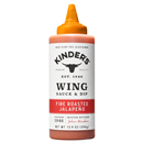 Kinder's Wing Sauce & Dip, Fire Roasted Jalapeno