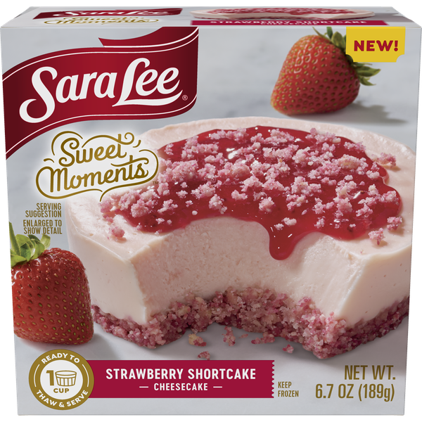Sara Lee Sweet Moments 1CT Strawberry Shortcake Cheesecake 6.7oz
