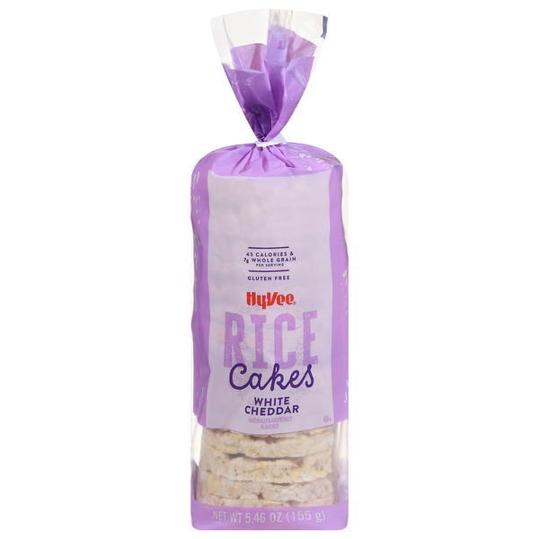 Hy-Vee White Cheddar Whole Grain Rice Cakes | Hy-Vee Aisles Online