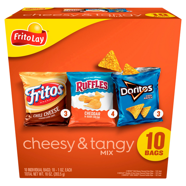 Frito Lay Cheesy & Tangy Mix 10-1 oz | Hy-Vee Aisles Online Grocery ...