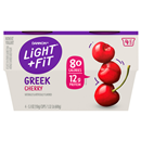 Dannon Light & Fit Greek Nonfat Yogurt Cherry 4-5.3 Oz