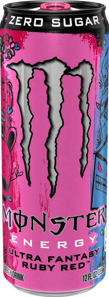 Monster Energy Ultra, Fantasy Ruby Red, Sugar Free Energy Drink