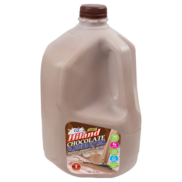Hiland 2% Reduced Fat Chocolate Milk | Hy-Vee Aisles Online