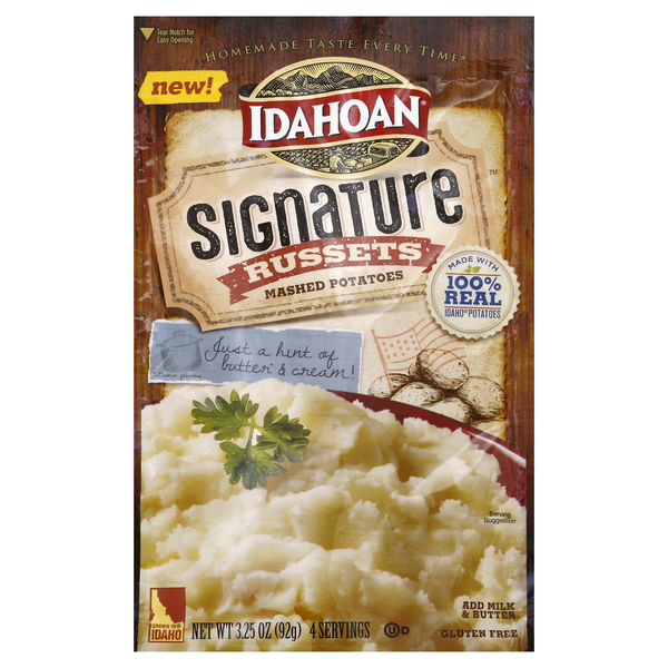 Idahoan signature outlet russets mashed potatoes