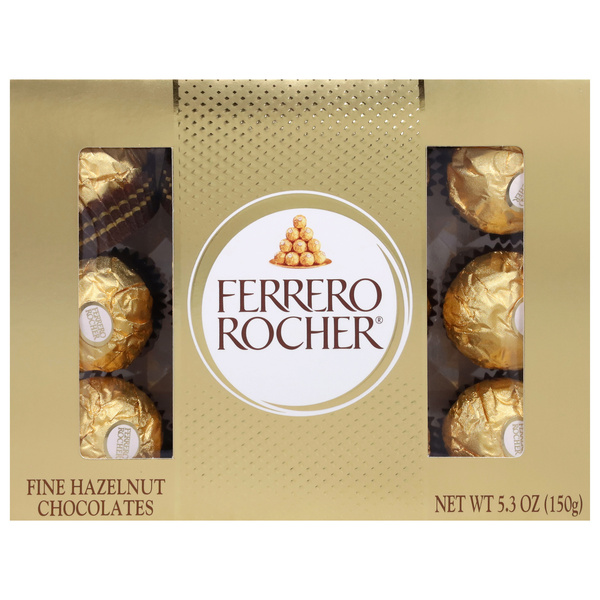 Ferrero Rocher Fine Hazelnut Chocolates | Hy-Vee Aisles Online