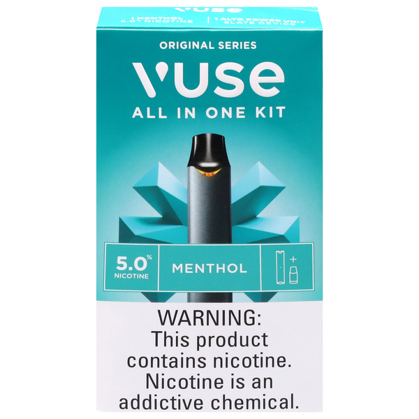 vuse vape menthol Vuse 5.0% Nicotine Menthol All in One Kit