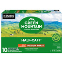 Green Mountain Coffee Roasters Half Caff Keurig Single-Serve K-Cup Pods, Medium Roast Coffee, 10 Count