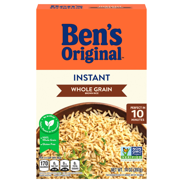 Ben's Original Whole Grain Brown Rice, Instant Rice | Hy-Vee Aisles ...